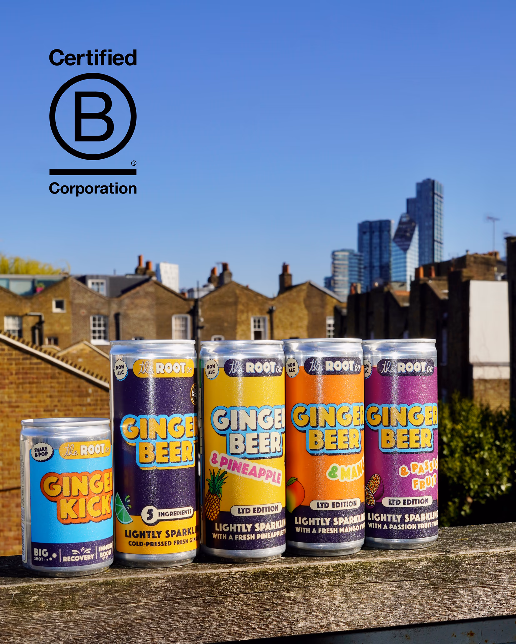 The Root Co. full range with B Corp certification